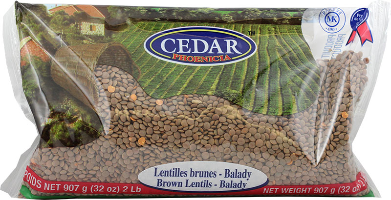 Brown lentils balady
