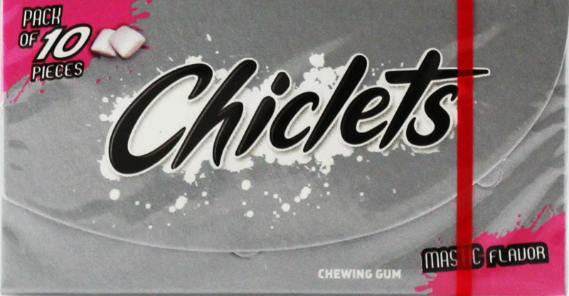 Chiclets gum misky