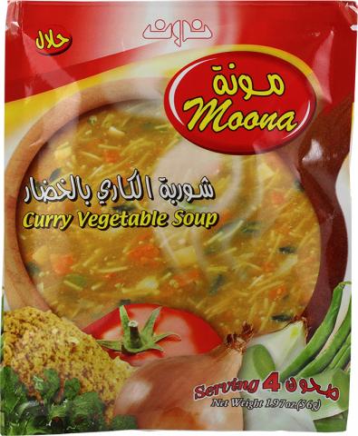 Moona curry vegetable soup