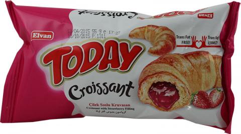 Today croissant strawberry